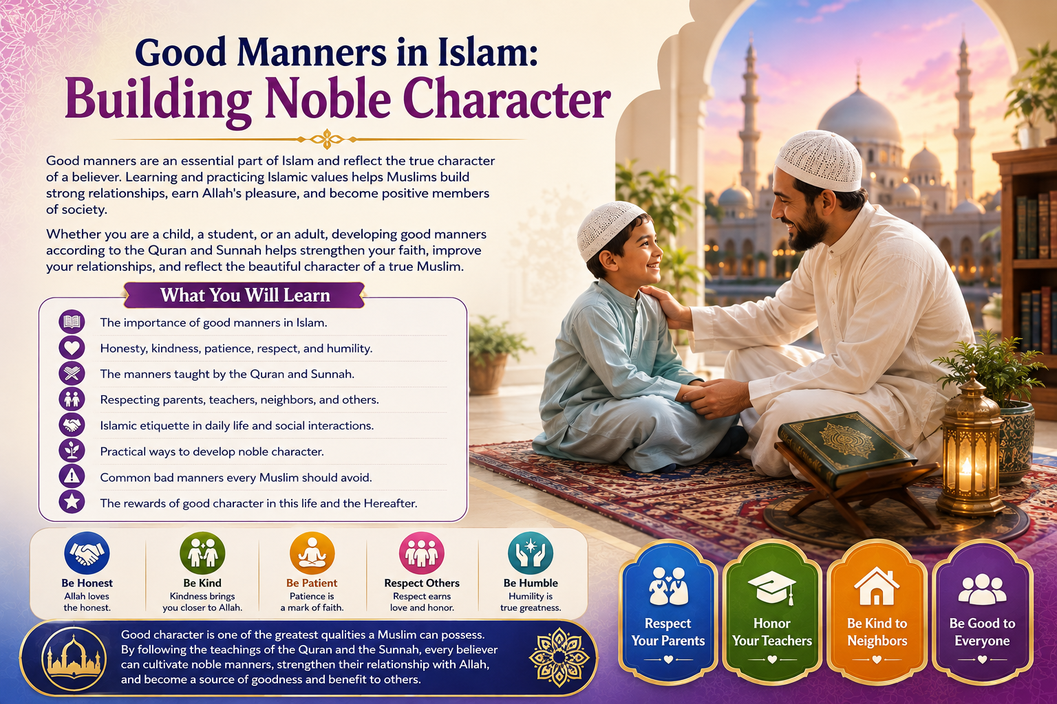 Good Manners in Islam: Building Noble Character