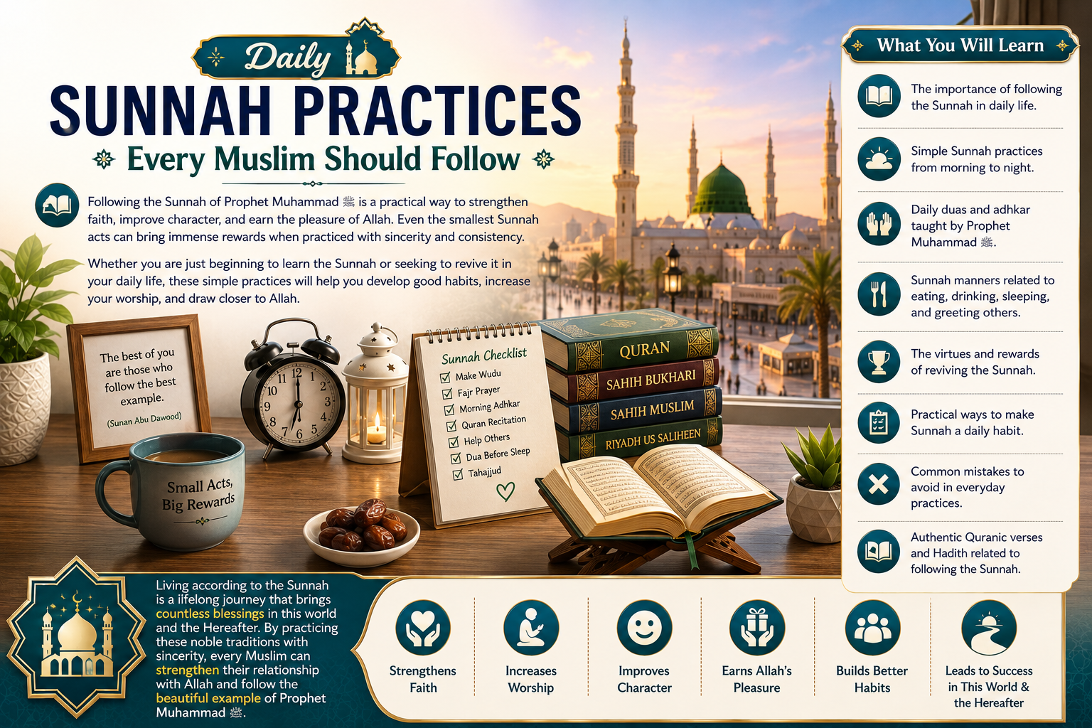 Daily Sunnah Practices Every Muslim Should Follow